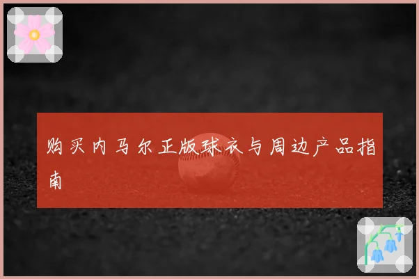 购买内马尔正版球衣与周边产品指南